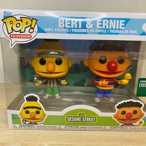 Funko Bert & Ernie Vinyl Figures - Yellow and Orange